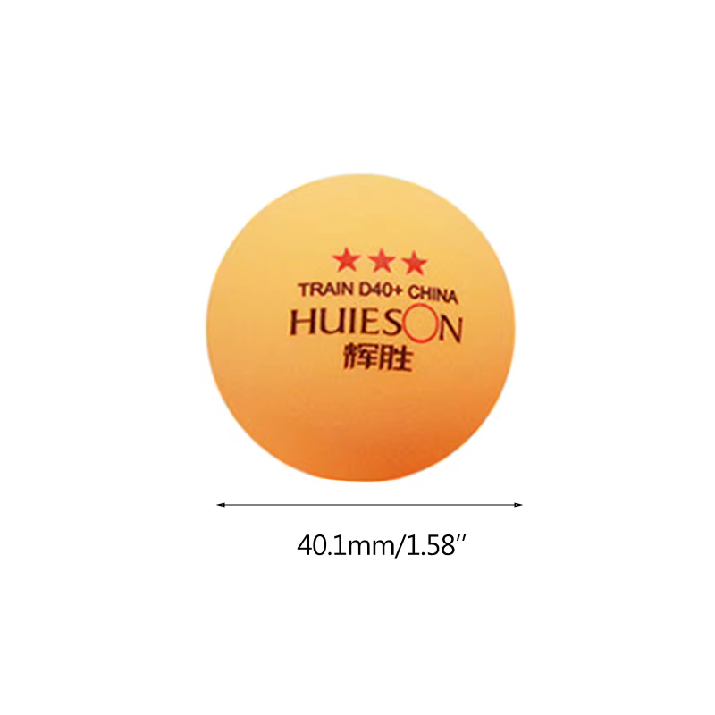 Balles tennis table sport balles tennis table blanches/oranges taille officielle 40 mm + balles professionnelles