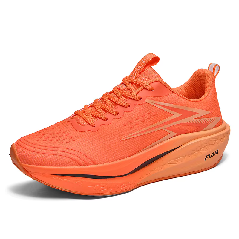 Chaussures de course spécialisées Marathon hommes sport respirant léger planche de carbone femmes confortables athlétiques baskets antidérapantes