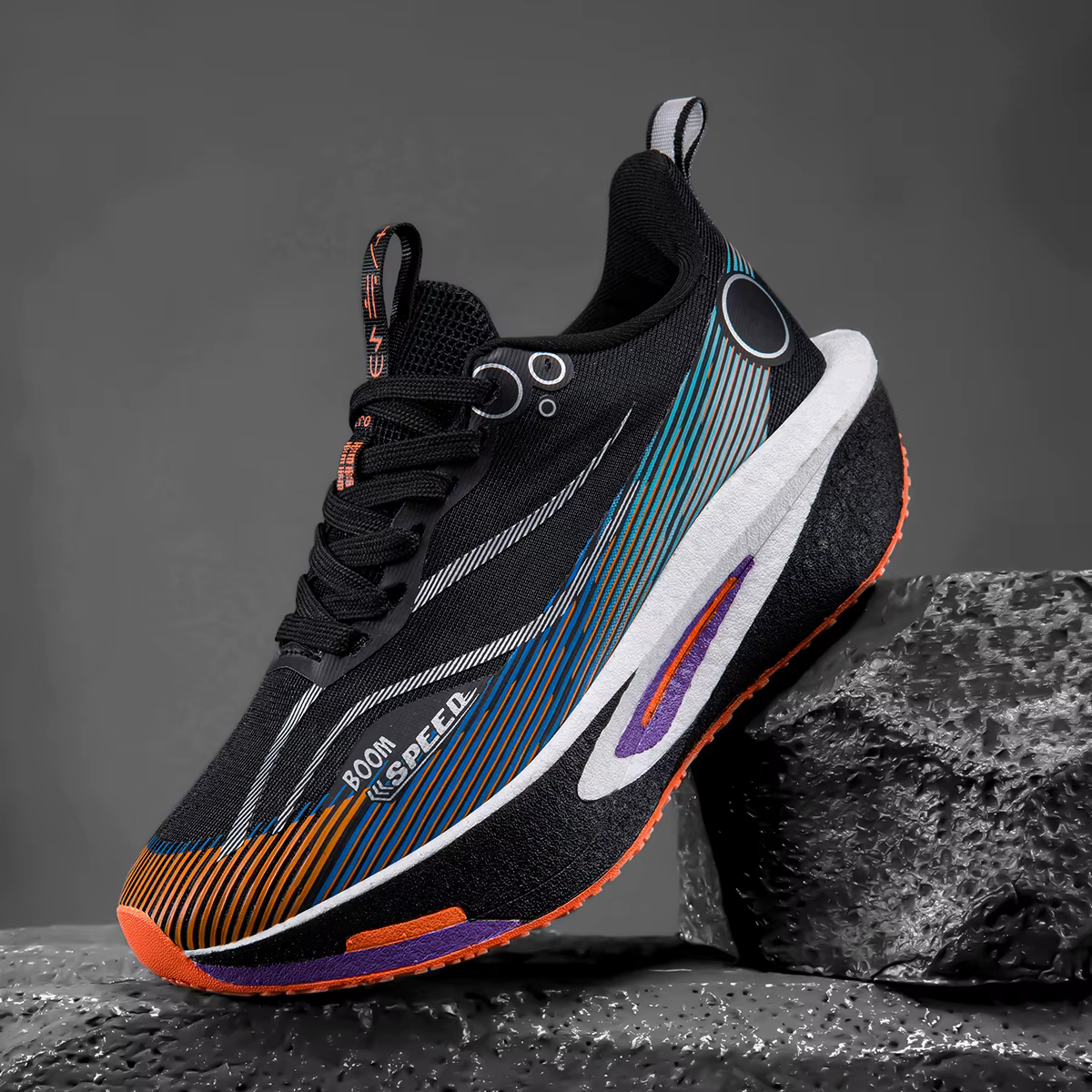 Chaussures de course à semelle en carbone pour hommes et femmes