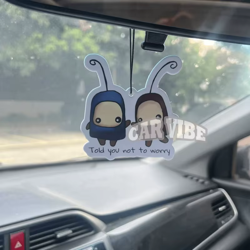 Pendentif désodorisant pour voiture Billie Eilish — Bande parfumée style BE STAR / Ilomilo pour rétroviseur et grille d'aération, décoration maison et bureau