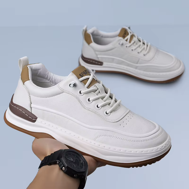 Chaussures décontractées en cuir pour hommes