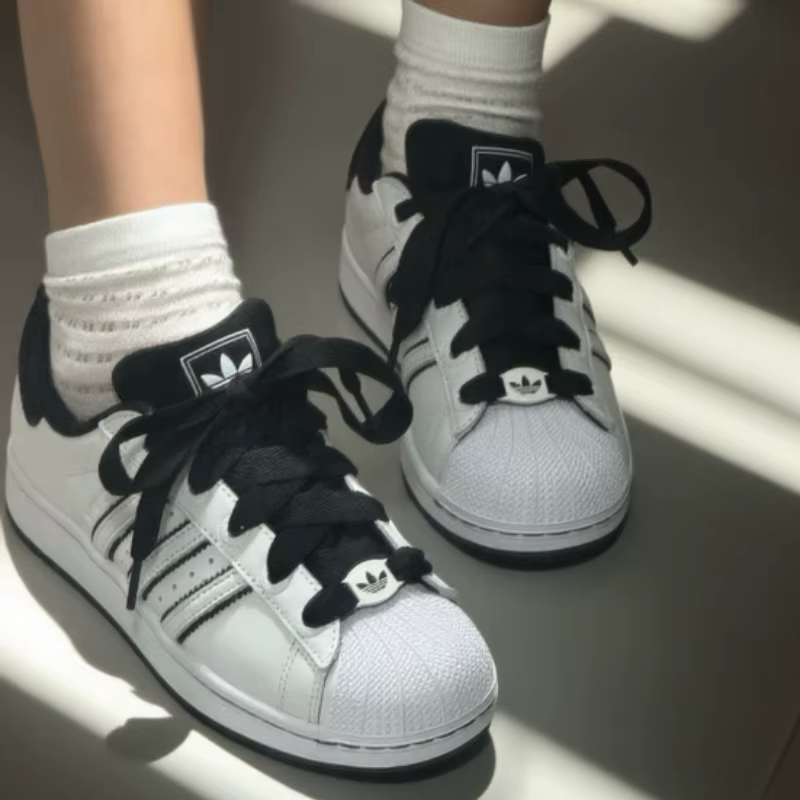 Adidas Originals Superstar II Homme Femme Chaussures de skate classiques décontractées en cuir