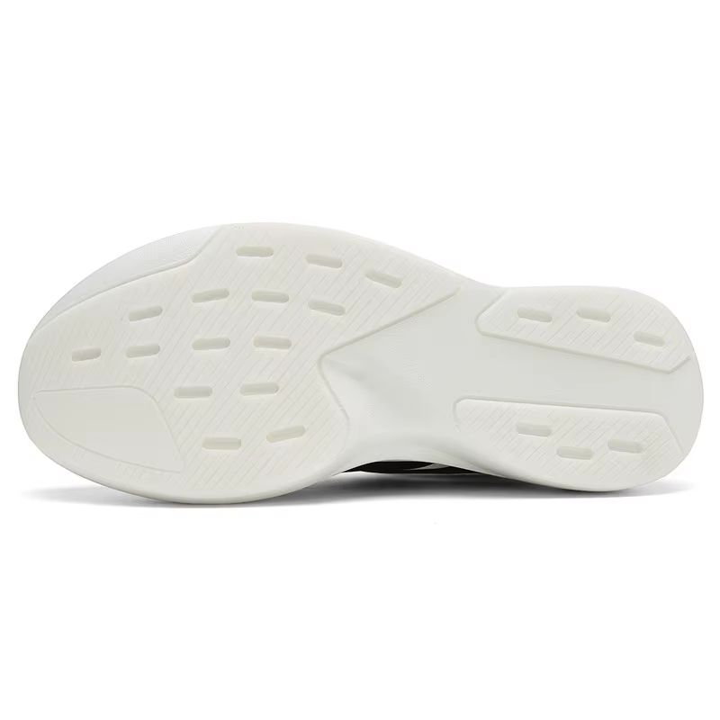 Chaussures de course à semelle en carbone pour hommes et femmes, baskets de sport athlétiques à semelle épaisse et coussinée, avec empeigne jacquard, pour la course sur route et l'entraînement quotidi