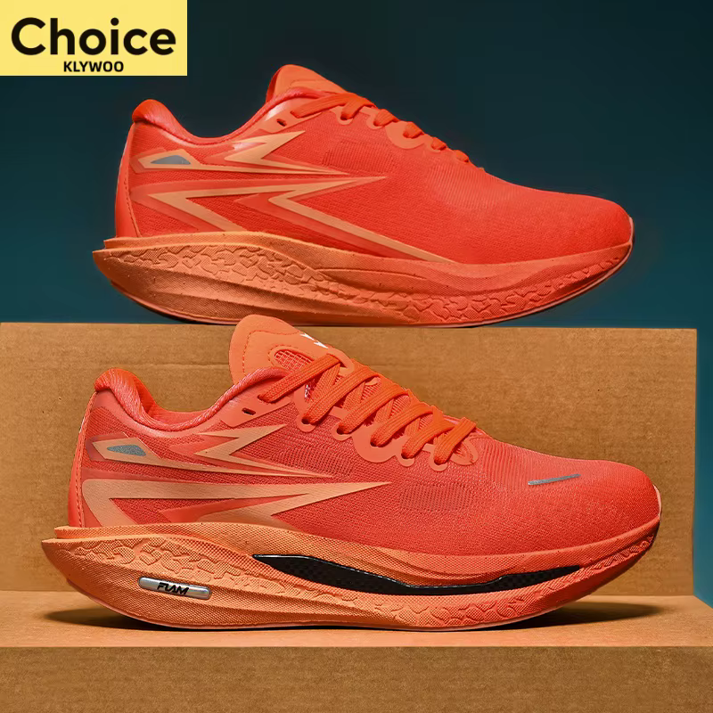 Chaussures de course Marathon pour hommes avec plaque carbone