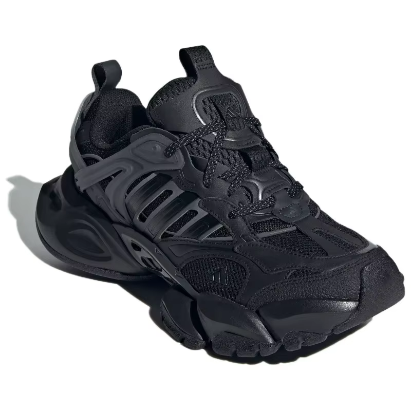 Adidas XLG Runner Deluxe Noir Semelle Épaisse Amorti Souple et Élastique Chaussures Rehaussantes Unisexe Homme Femme Sneakers JR3086