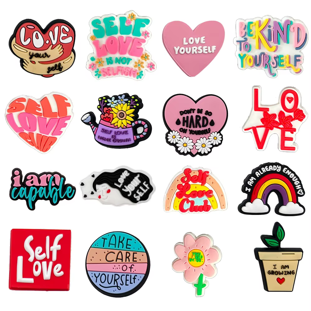 Breloques de chaussures Love Yourself