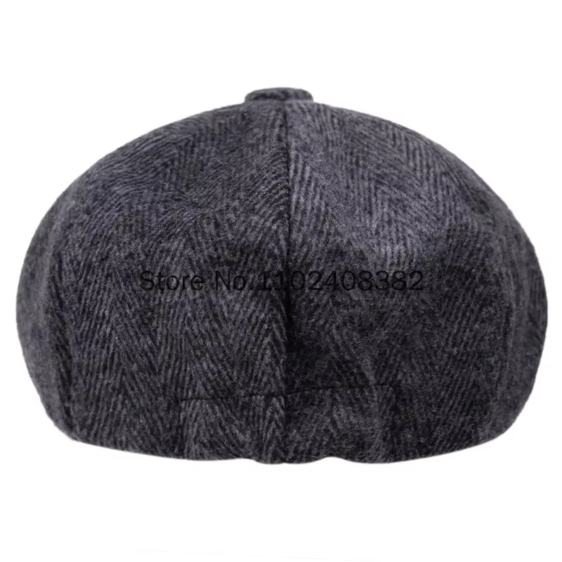 Peaky Blinders Gangster laine chapeau octogonal hommes rasoir fête béret britannique rétro peintre chapeau 1920s grand Gatsby accessoires