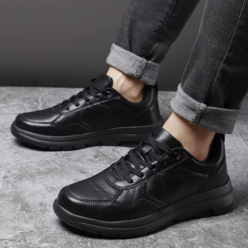 Baskets en cuir non ald pour hommes