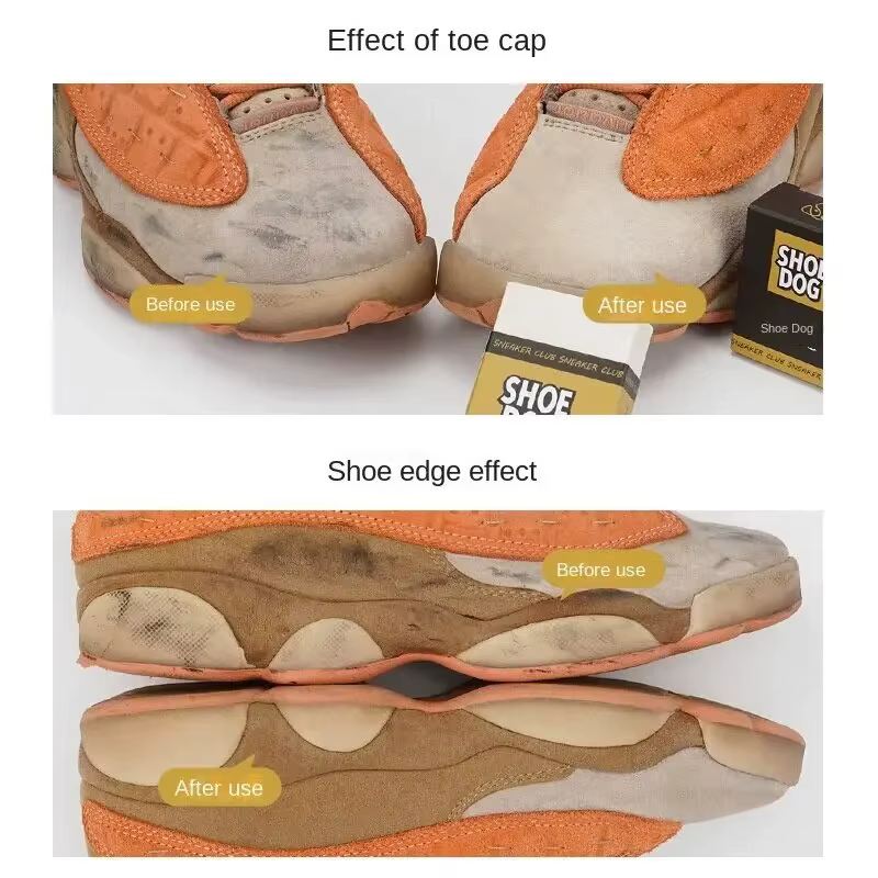 Gommes à chaussures portables en daim et peau de mouton