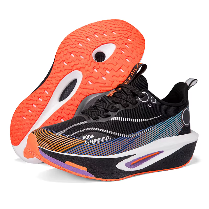 Chaussures de course à plaque de carbone pour hommes et femmes