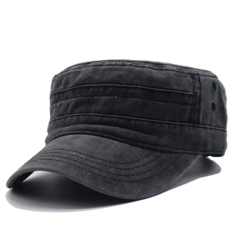 Chapeau hommes pêche rétro faire vieux lavage jean grande tête bavoir plat chapeau extérieur décontracté cravate femme casquette tendance Style européen et N