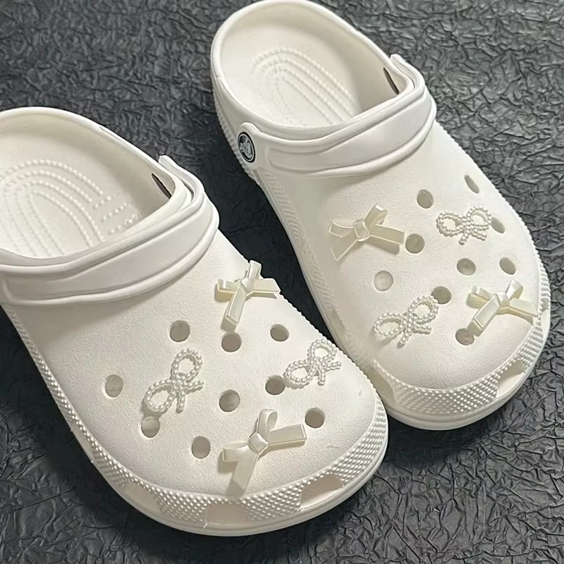 Offre Spéciale : Breloques de Chaussures DIY Élégantes en Forme de Nœud pour Sabots