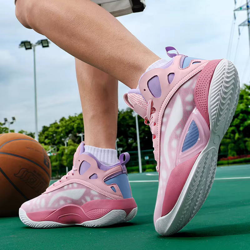 Baskets de basket-ball athlétiques pour hommes – Chaussures de course respirantes et antidérapantes pour entraînement de gymnastique pour hommes et femmes
