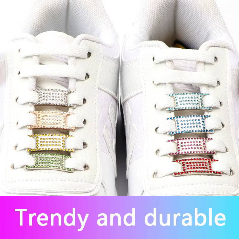 Coloré strass boucle lacets AF1 chaussure décoration bijoux baskets chaussures breloques bricolage