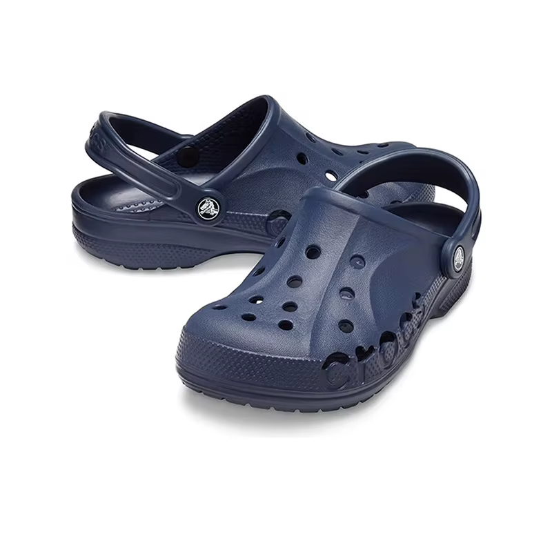 Crocs Baya Clog : Sabots de couleur unie, confortables, durables, doux, respirants et légers pour hommes et femmes - Bleu 10126-410