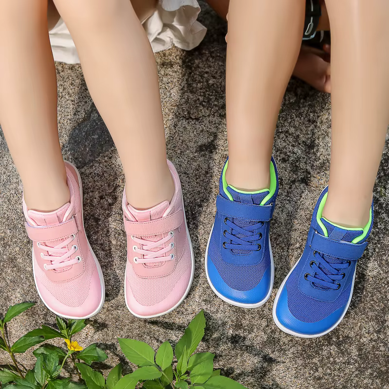 REXSVAN nouveaux garçons filles baskets enfants larges pieds nus chaussures naturellement afficher