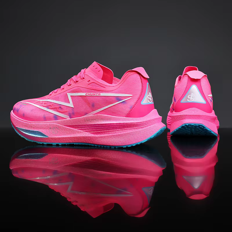 Chaussures de course Marathon pour hommes avec plaque en carbone