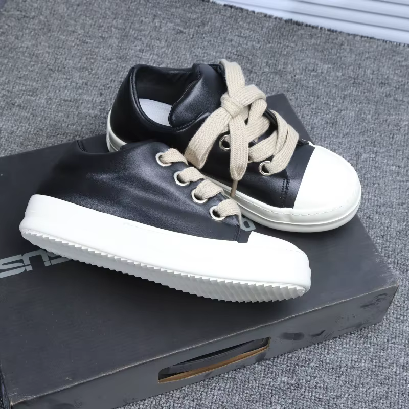 Chaussures simples en cuir pour adultes, chaussures décontractées en cuir PU pour hommes et femmes, chaussures de skate antidérapantes à lacets pour jeunes, chaussures classiques pour couples