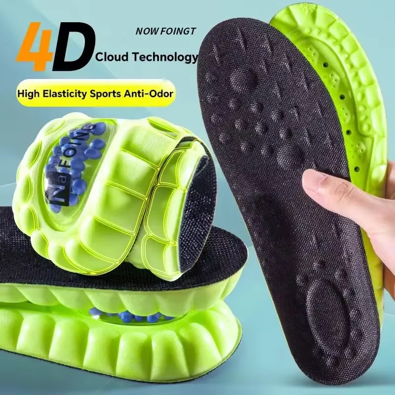 1 paire de semelles intérieures de Sport nuage 4D pour chaussures