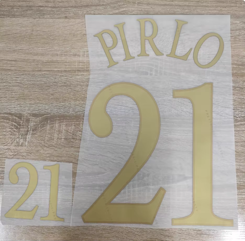 Maillot de l'Italie 2004, domicile, Del Piero, R.BAGGIO, PIRLO, nom et numéro