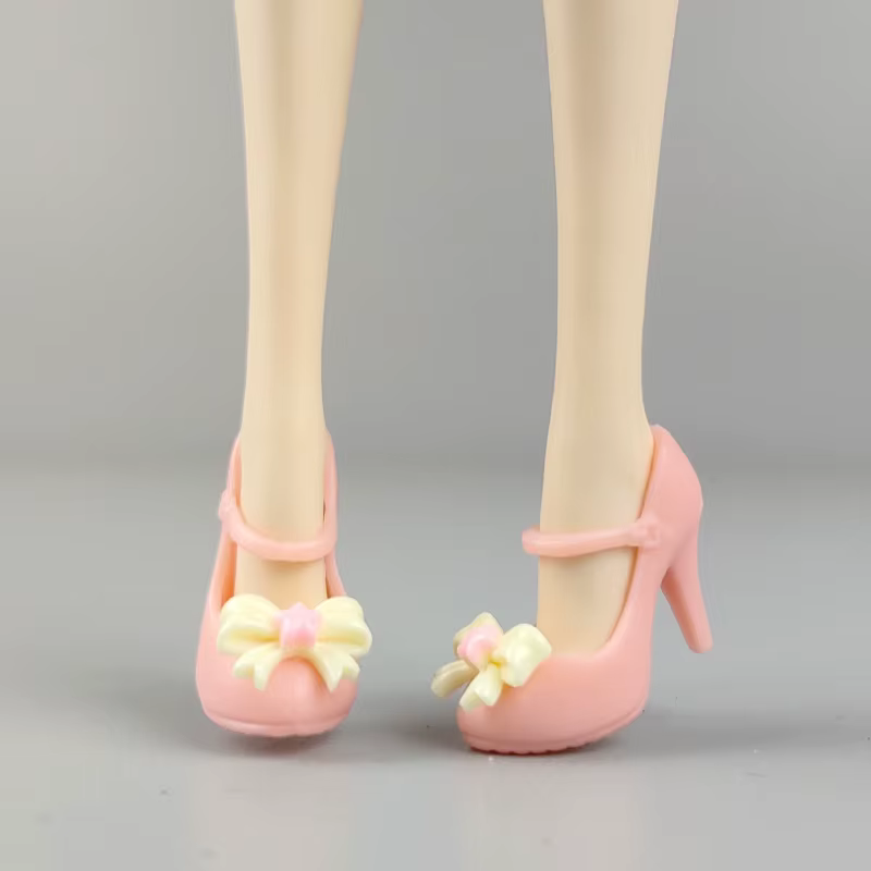 Chaussures à talons hauts pour poupée Barbie, sandales à talons hauts pour poupée Blythe, chaussures de bureau élégantes, accessoires en plastique, jouets de bricolage, 1/6
