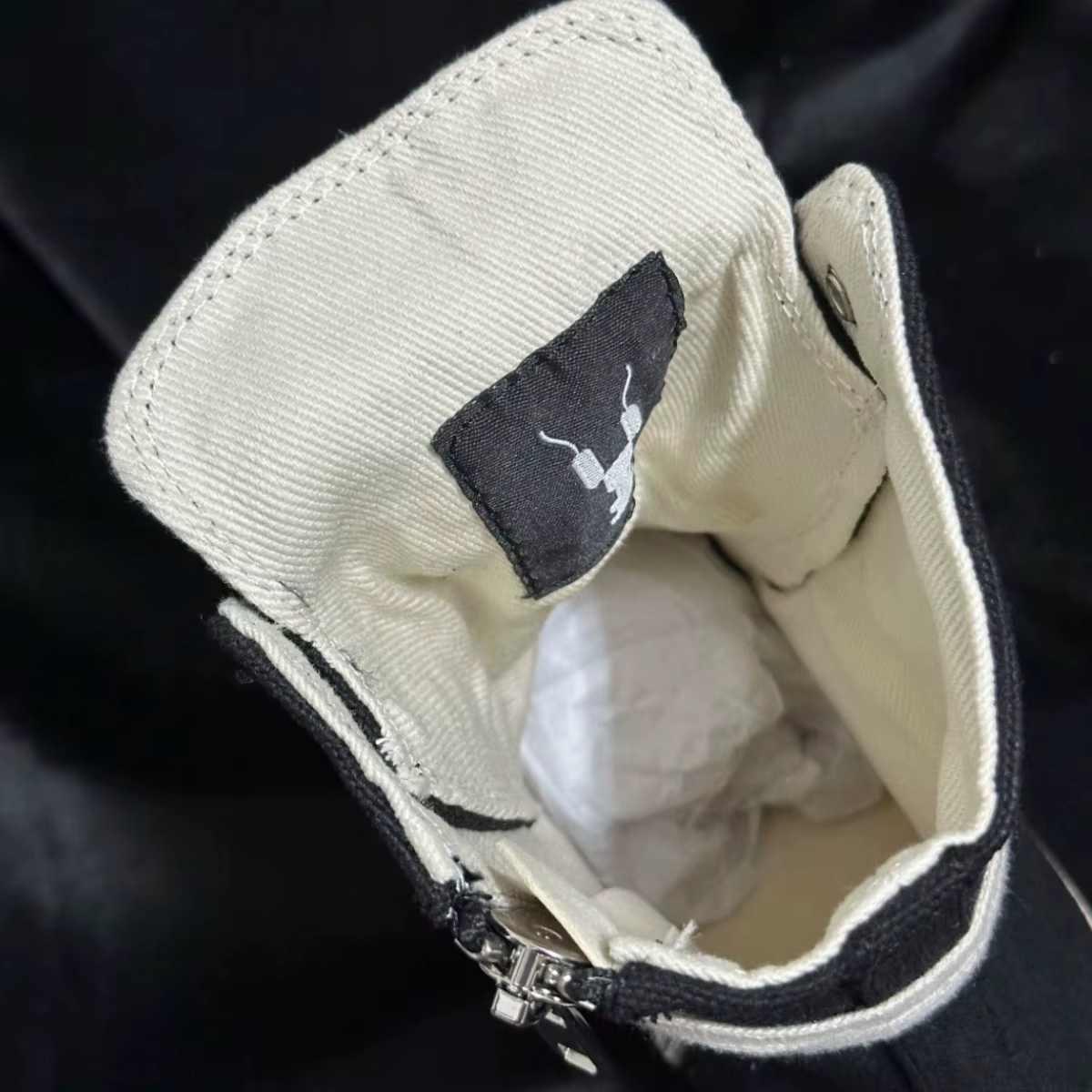 Ro marque Ro hommes chaussure femmes Sneaker blanc toile chaussures haut espadrilles décontractées fermeture éclair luxe
