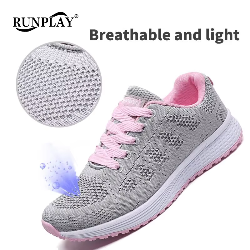 Femme chaussures de Tennis mode Tenis Feminino à lacets blanc