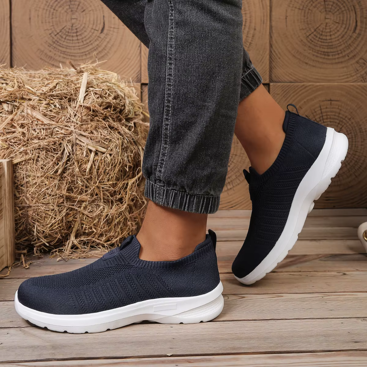 Chaussures décontractées pour hommes en EVA solide - Semelle légère et souple