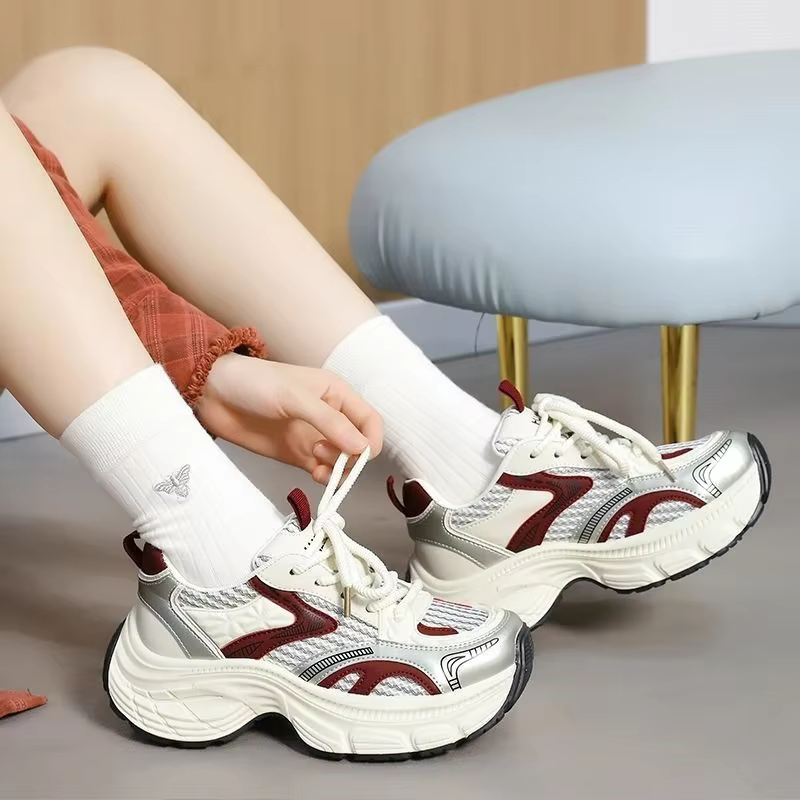 Nouveauté 2025 baskets à lacets chaussures pour femmes concepteur de luxe Original Routine quotidienne esthétique en