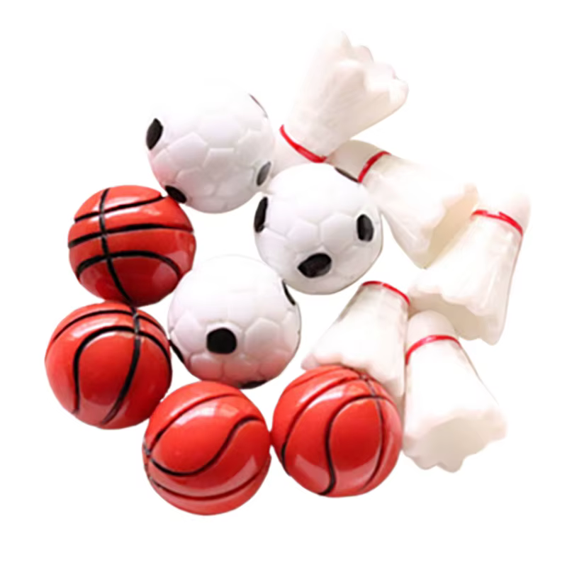 Basket-Ball Badminton bricolage accessoires nouvelle qualité 5 pièces Football Miniature Football