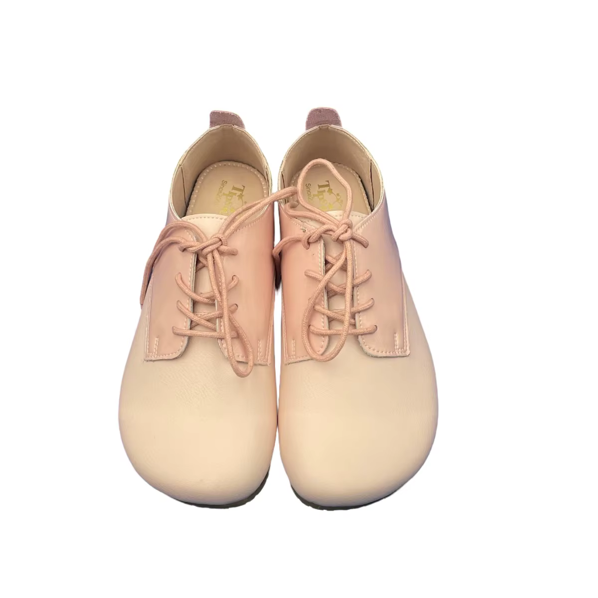 Tipsietoes 2025 printemps automne pieds nus en cuir véritable femmes Sneaker avec zéro goutte plat semelle souple plus large orteil boîte léger