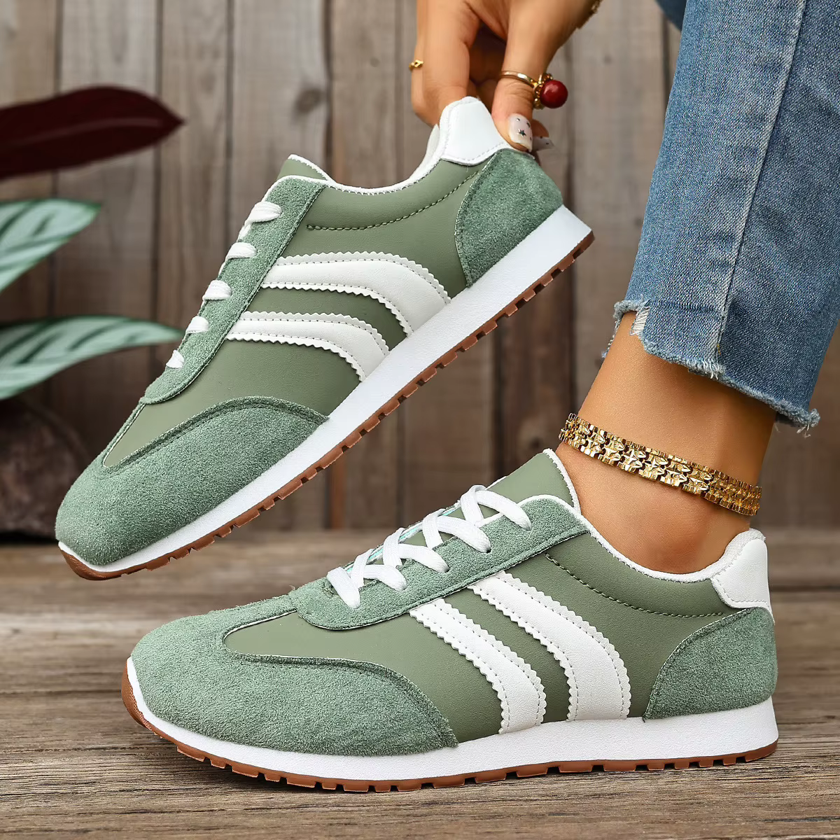 Chaussures de sport rétro pour femmes