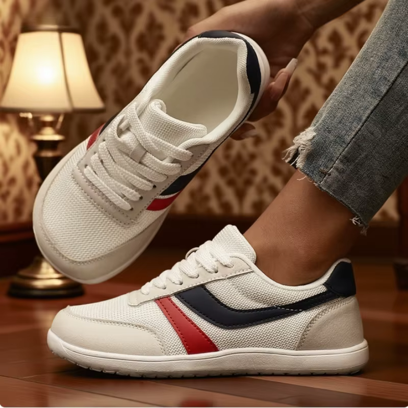 Chaussures à bout large pour femmes baskets pieds nus décontracté