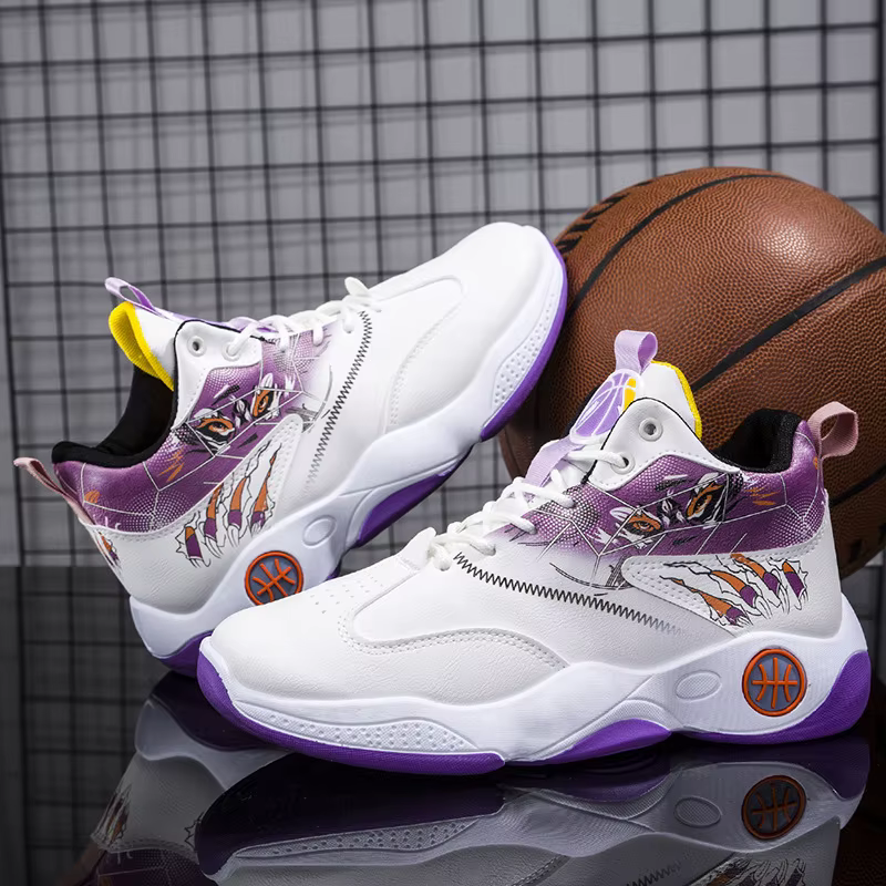 Soldes Exceptionnelles de la Saison : Chaussures de Basketball Montantes pour Hommes – Élégantes