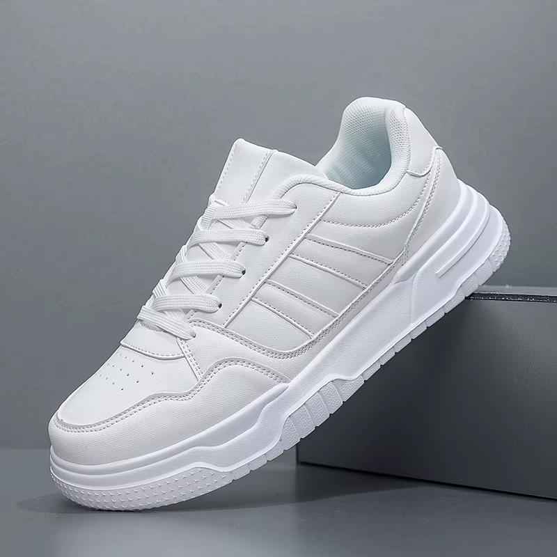 Baskets en cuir pour hommes