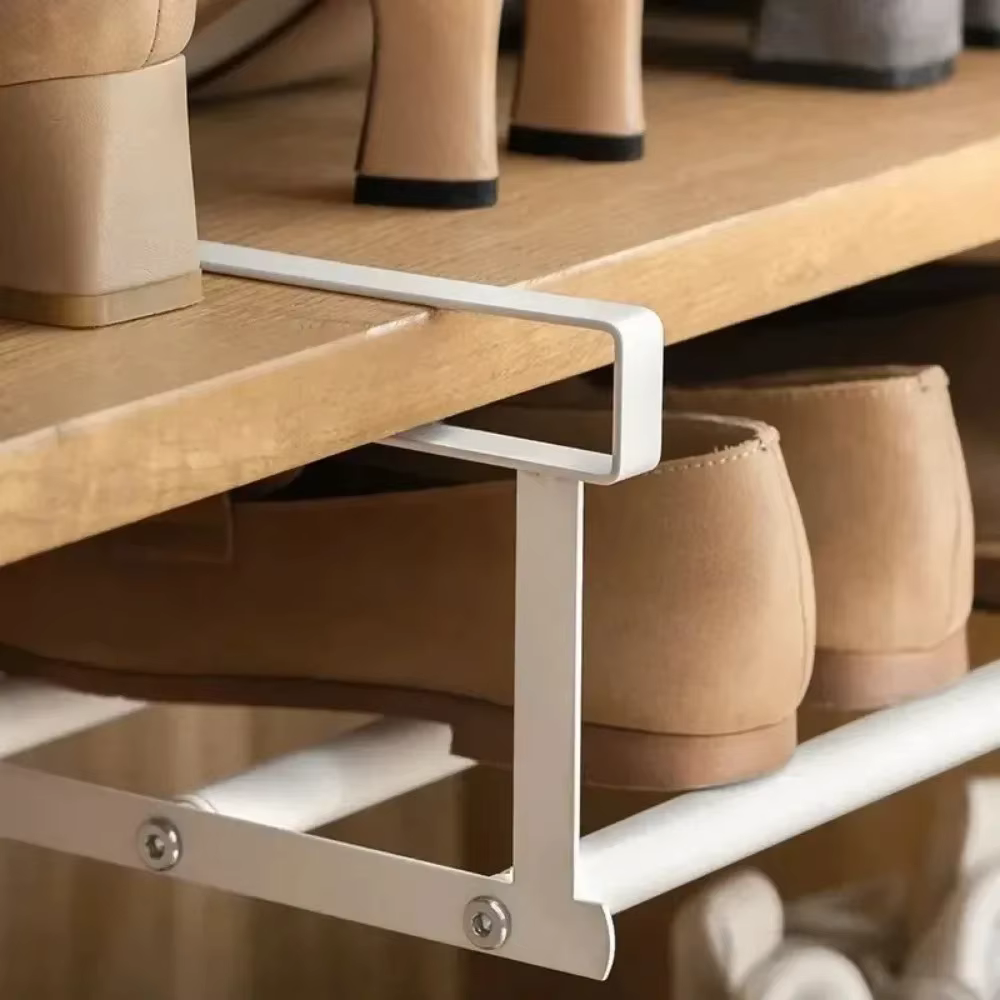 Étagère à chaussures réglable | Organisateur superposable pour économiser de l'espace dans les armoires