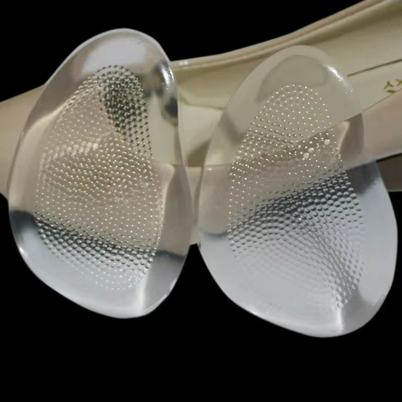 4Pairs Forefoot Insert Cushion Pads for Women Shoe Anti Slip Silicone Foot Pain Relief for High Heels Sandals Gel