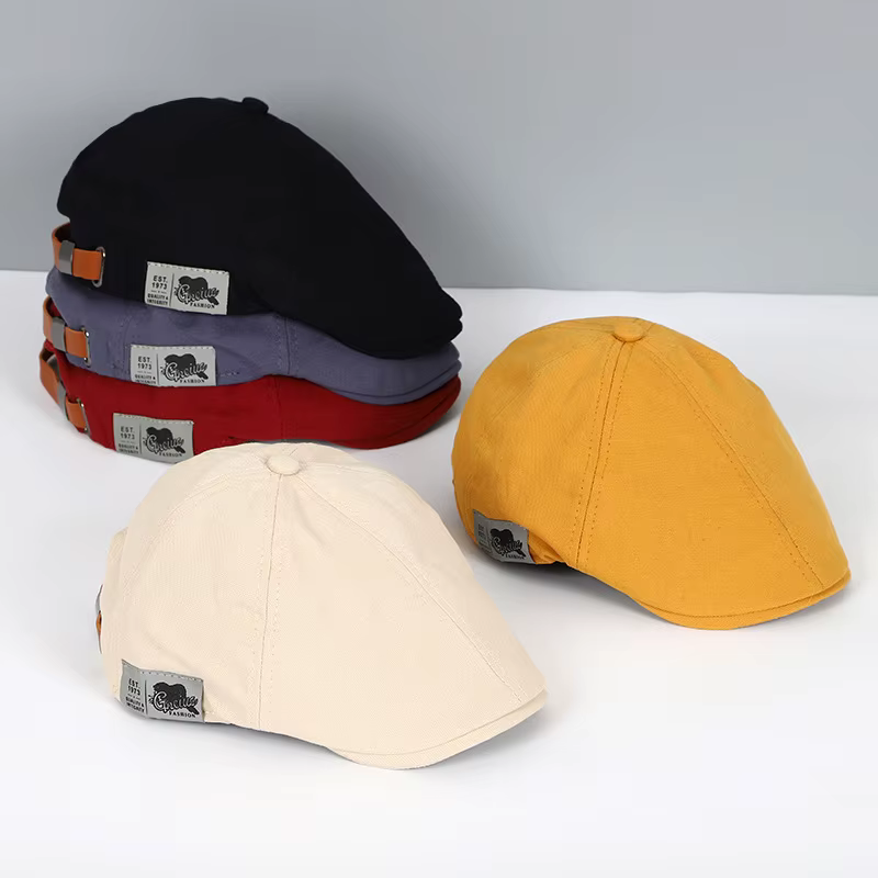 Bérets d'été et d'automne en coton Peaky, casquette de lierre de Style occidental britannique rétro classique pour hommes et femmes, tendance de rue japonaise, chapeaux