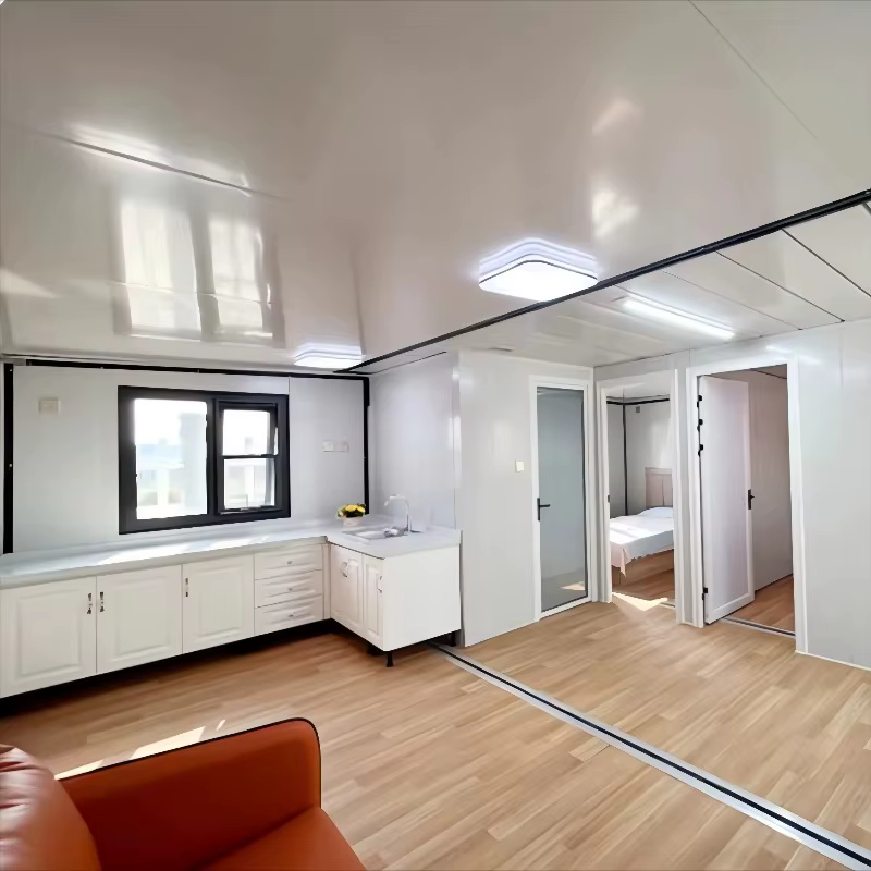 Maisonnette personnalisée luxueuse, maison préfabriquée personnalisable pour villa haut de gamme, hôtel ou appartement, avec une disposition unique.