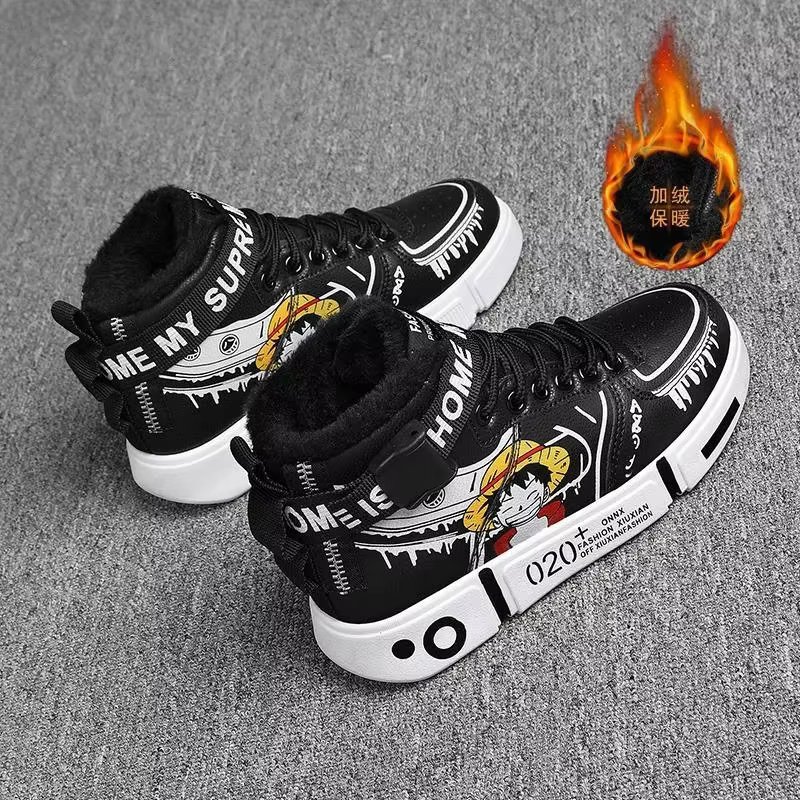 Chaussures de sport montantes Luffy One Piece pour étudiants