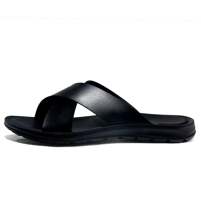 Chaussons en cuir PU italien pour hommes