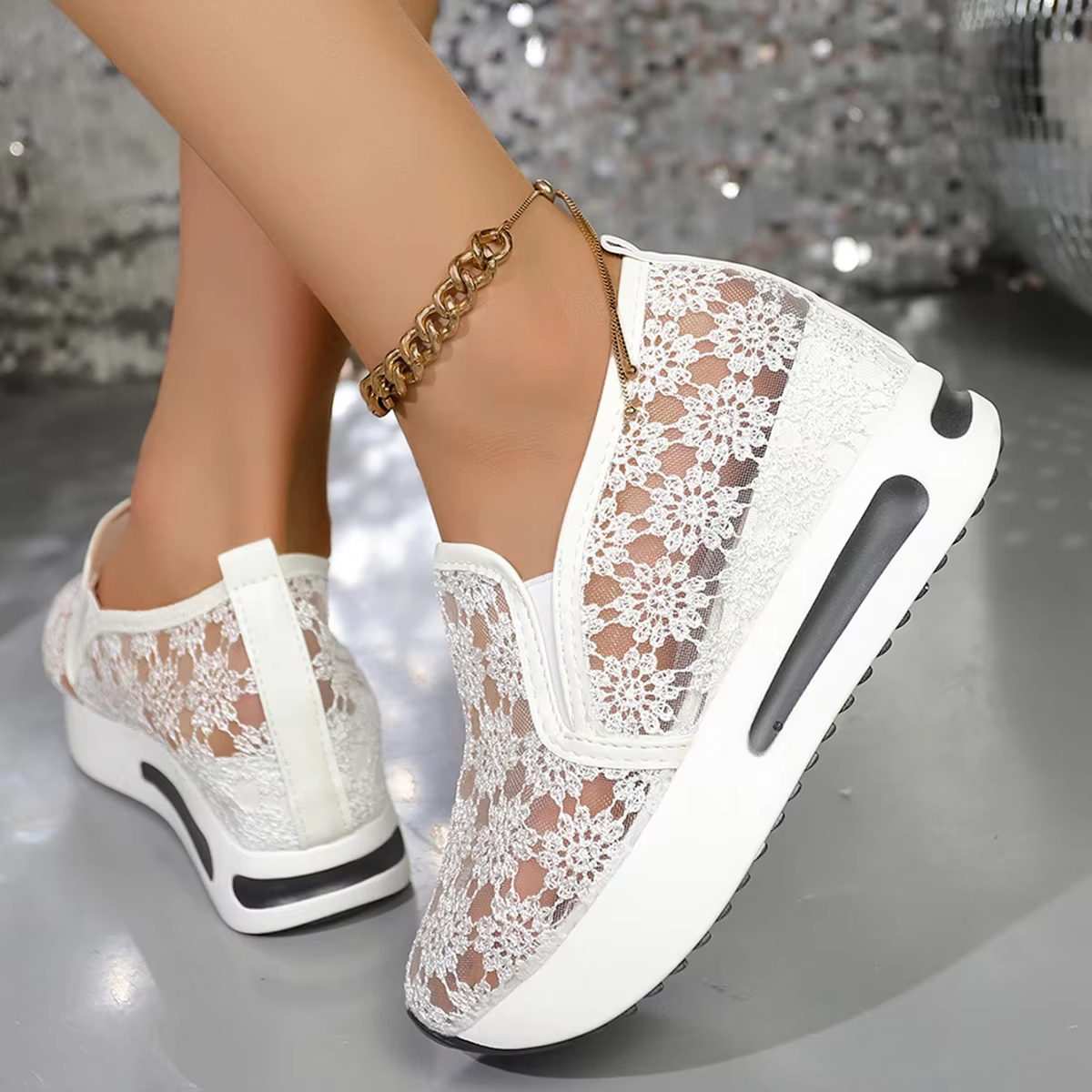 2025 femmes baskets légères sport Slip-on chaussures plates décontractées