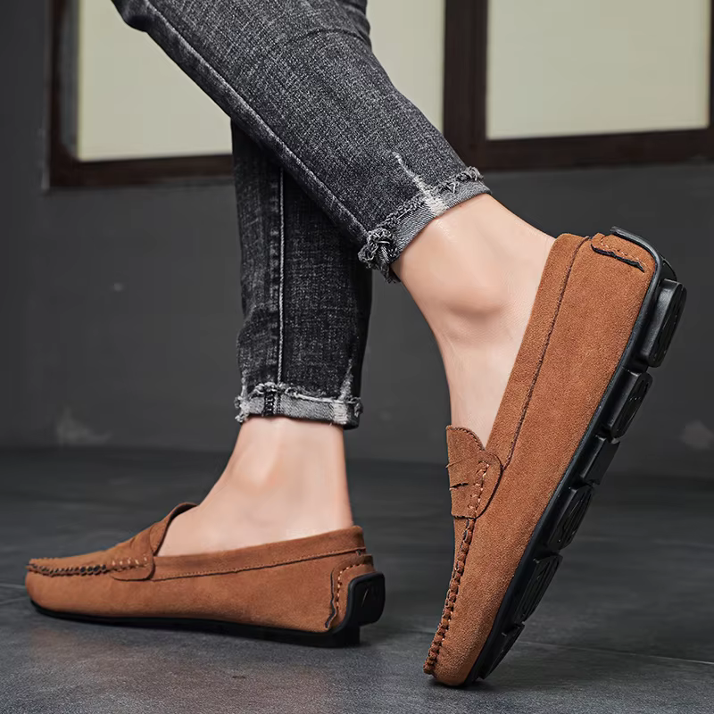 Mocassins en Daim Légers et Doux pour Homme