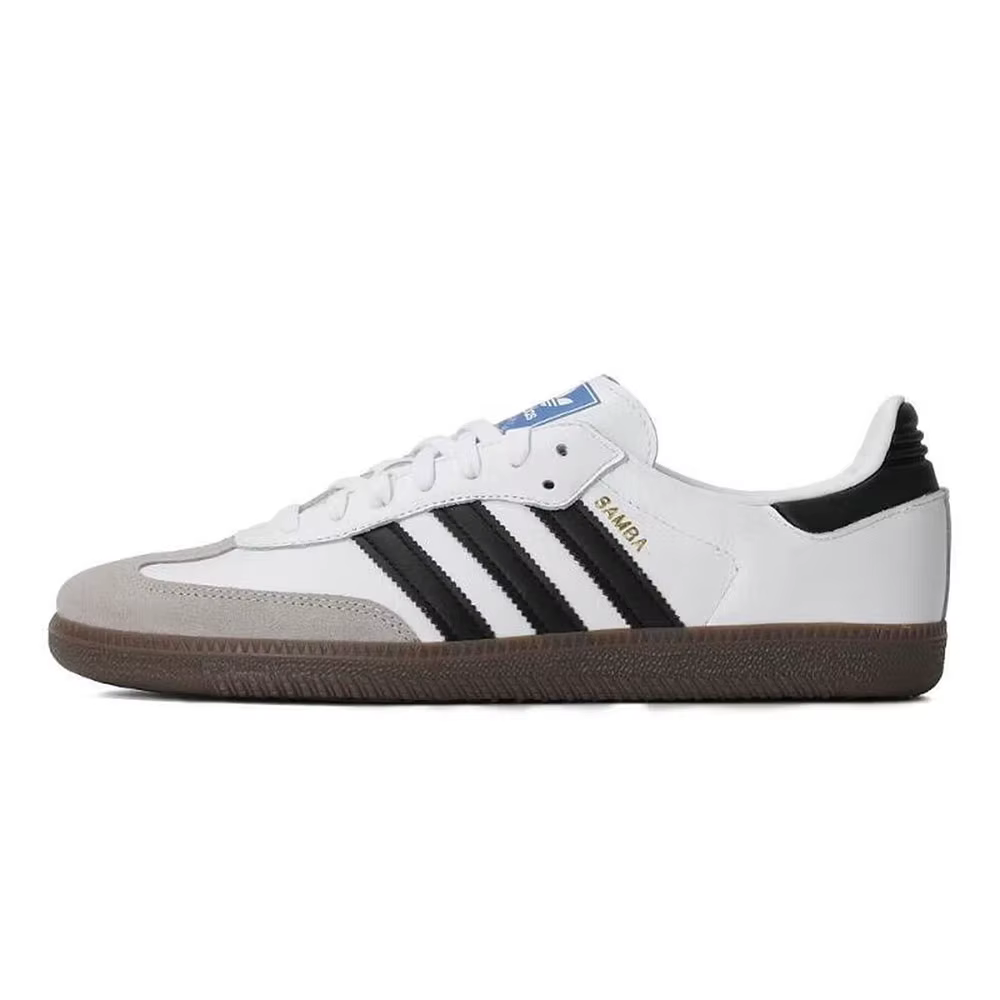 Adidas Originals SAMBA OG Tige souple pour un toucher confortable Chaussures de skate basses Style unisexe Noir