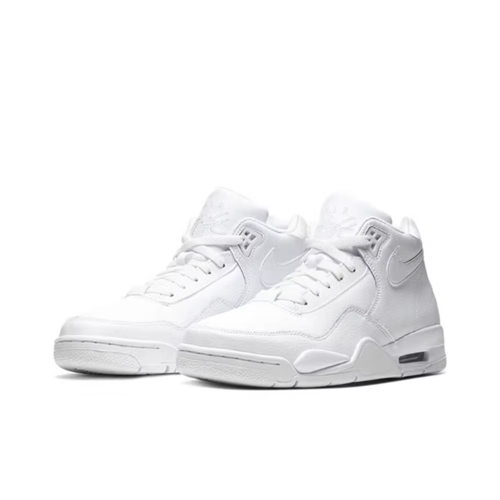 Chaussures de basket rétro mi-hautes Nike Flight Legacy unisexe blanc BQ4212-101