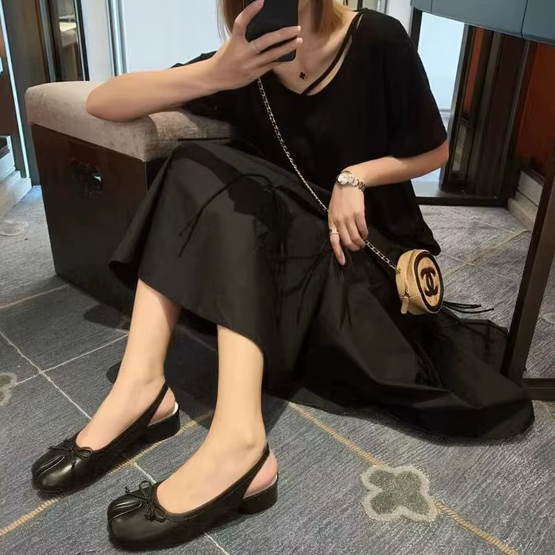 Nouvelles Chaussures Femme Printemps-Été 2026 à Bout Fendu
