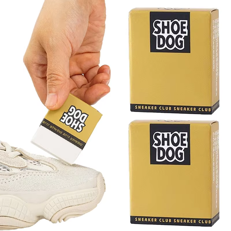 Gomme pour le nettoyage des chaussures