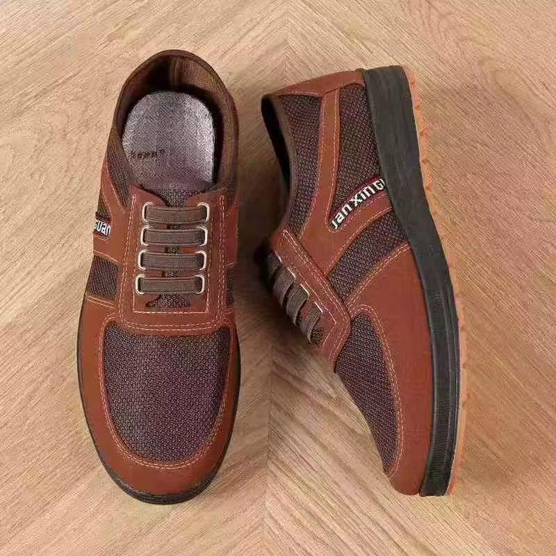 Chaussures à enfiler à quatre nervures pour hommes
