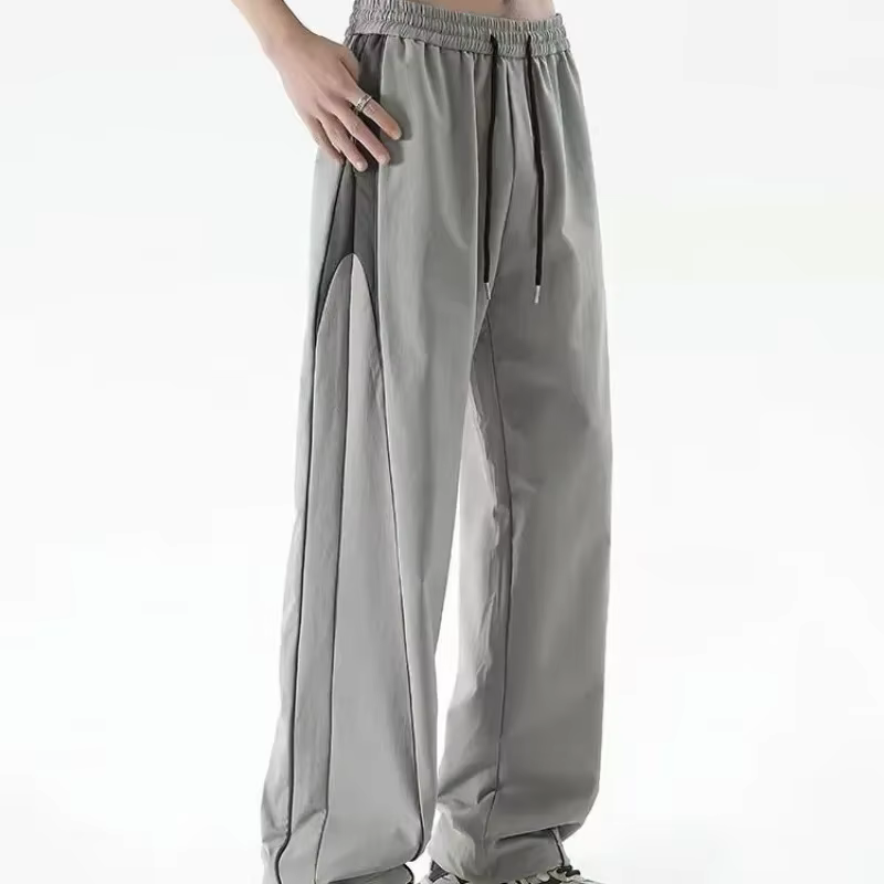 Pantalon pour hommes tendance pantalons décontractés homme Long Polyester vente Xxxl classique haute qualité Vintage mode 2025 grande taille Style coréen