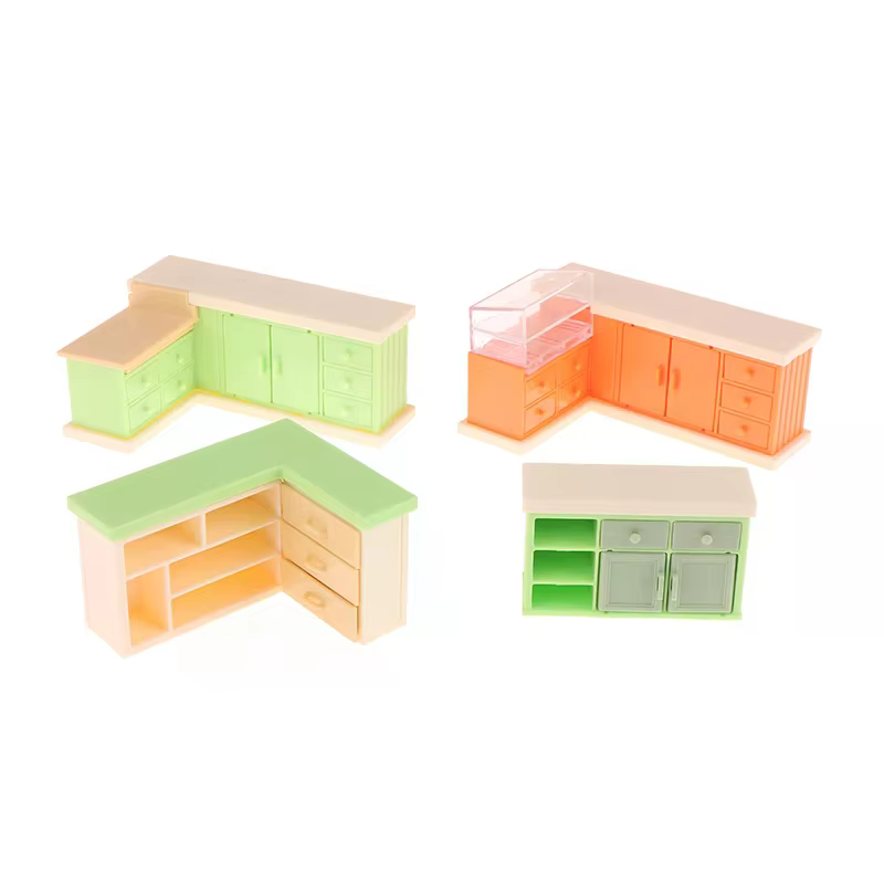Mini armoire de rangement pour maison de poupée, modèle de comptoir, accessoire de mobilier pour magasin de proximité, décoration pour maison de poupée, 1/12